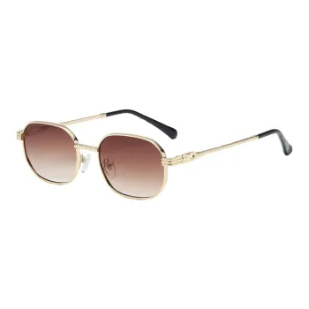 SOMAN Metal Square Sunglasses Unisex
