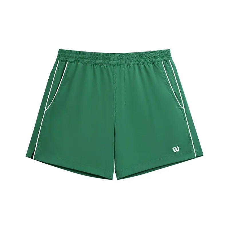 Wilson TENNIS VOLLEY Casual Shorts Men's Earth Yellow-2