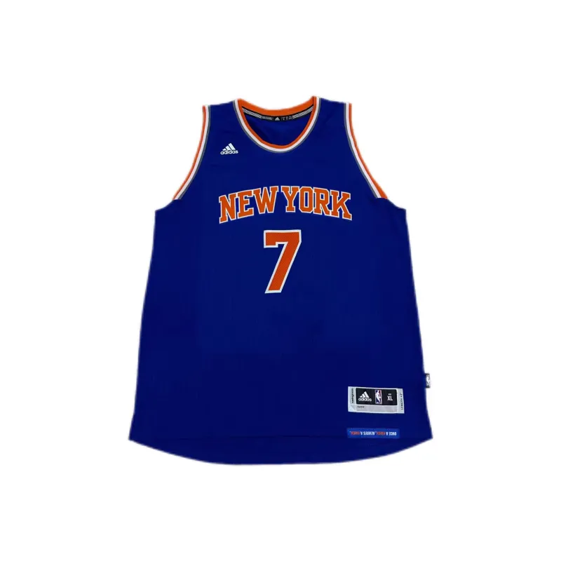 Adidas x NBA New York Knicks Basketball Jersey Unisex Blue-0