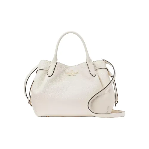 Kate Spade Leather One Shoulder Handbag Small Size Women's Parchment