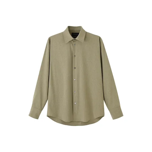 COMMON VALUE 'Riverbank La Jetee' Shirt Women's Paulownia Green
