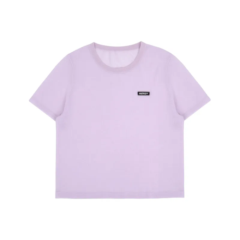 NERDY T Shirt Women's Light Purple-0