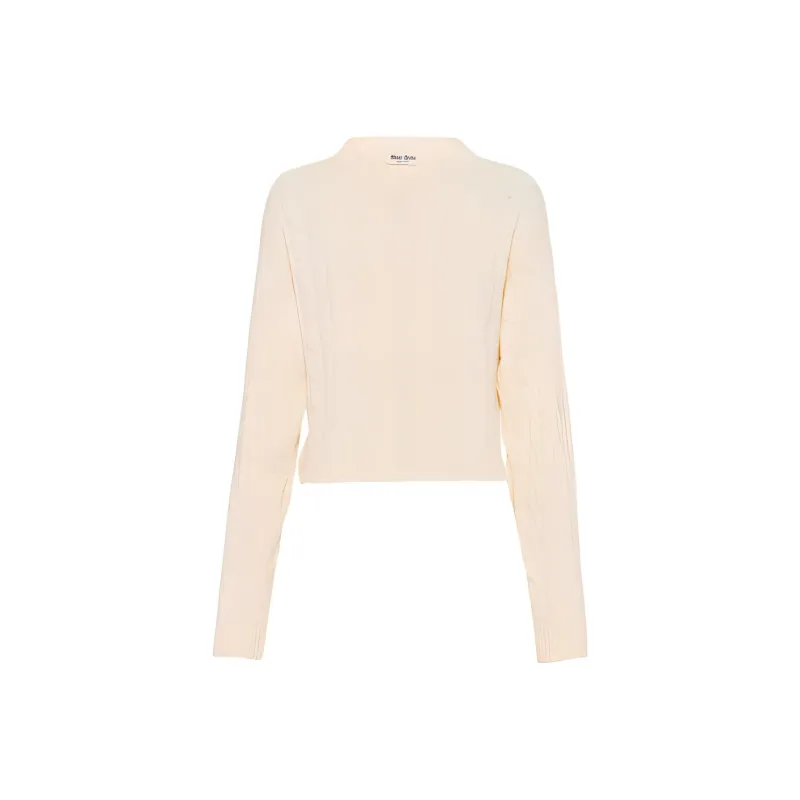 MIU MIU FW22 Sweater Women's White-0