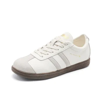 RED DRAGONFLY Flat Shoes Wear resistant And Lightweight Low Top Casual Shoes Women's White Gray White Black