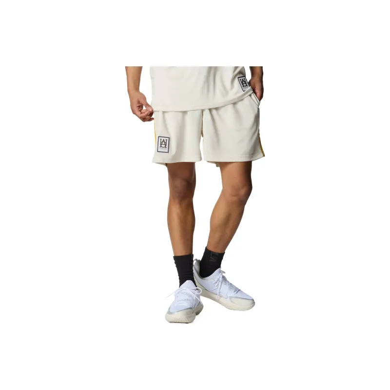 Under Armour Basketball Shorts Men's Stones/Noble Gold-0