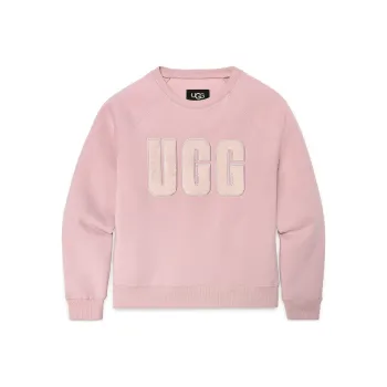 Victoria's Secret UGG® Madeline Fuzz Logo Crewneck/Ashen Rose Sweatshirt Women's Gray Rose