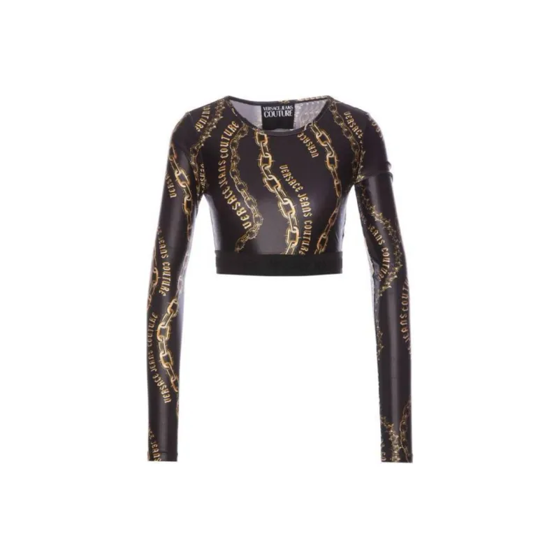 VERSACE JEANS COUTURE T Shirt Women's Black-0