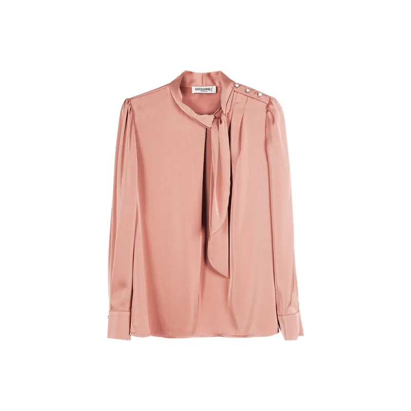 MISSSHINE Shirts Women's Orange Pink-0