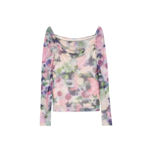 Patrizia Pepe Watercolour print T shirt