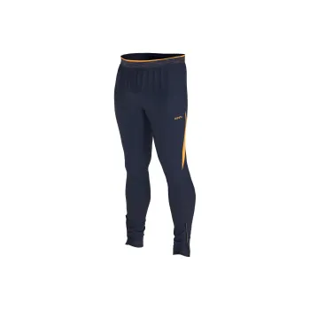 DECATHLON KIPSTA CLR Soccer Bottoms Men's Gray Blue/Fluorescent Light Orange