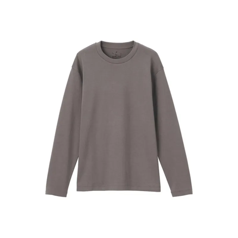 MUJI Drop Shoulder Sleeve T-Shirt Women's-5
