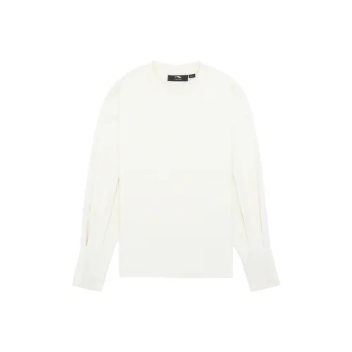 LI NING 1990 Sweatshirts Women's Ecru