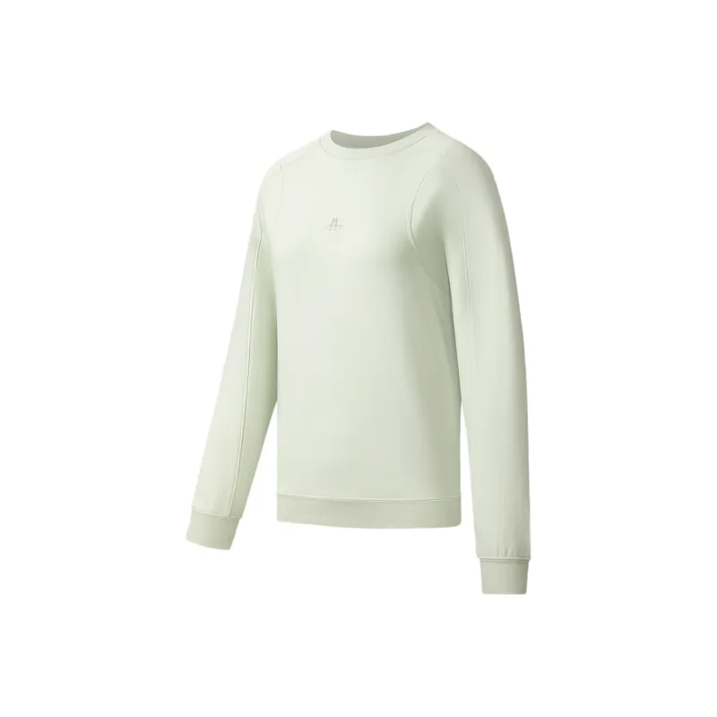 LINING Fitness Series Sweatshirts Women's Pale Greenish White Jade-0