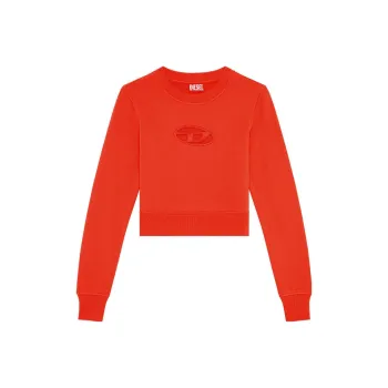 DIESEL F Slimmy Od Cut out Cropped Sweatshirt
