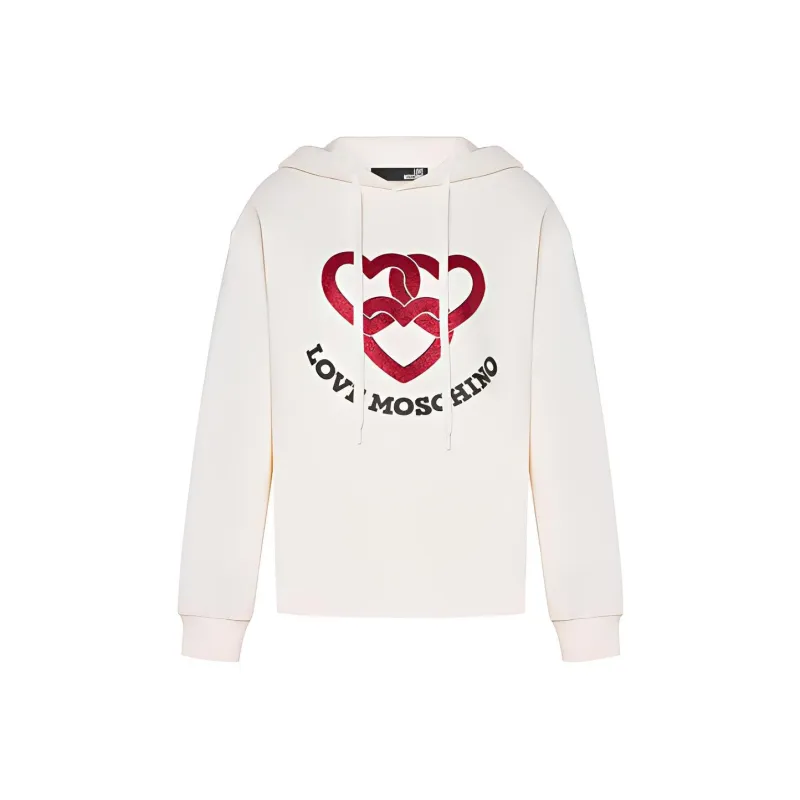LOVE MOSCHINO Sweatshirts Women's Ecru-0