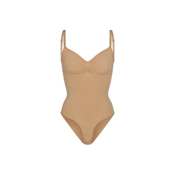 SKIMS FW23 SEAMLESS SCULPT BRIEF BODYSUIT Bodysuits Women's OCHRE/Ochre