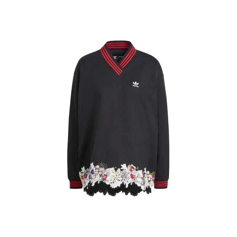Adidas Originals Dry Clean Only Sweatshirt Women's Black-0