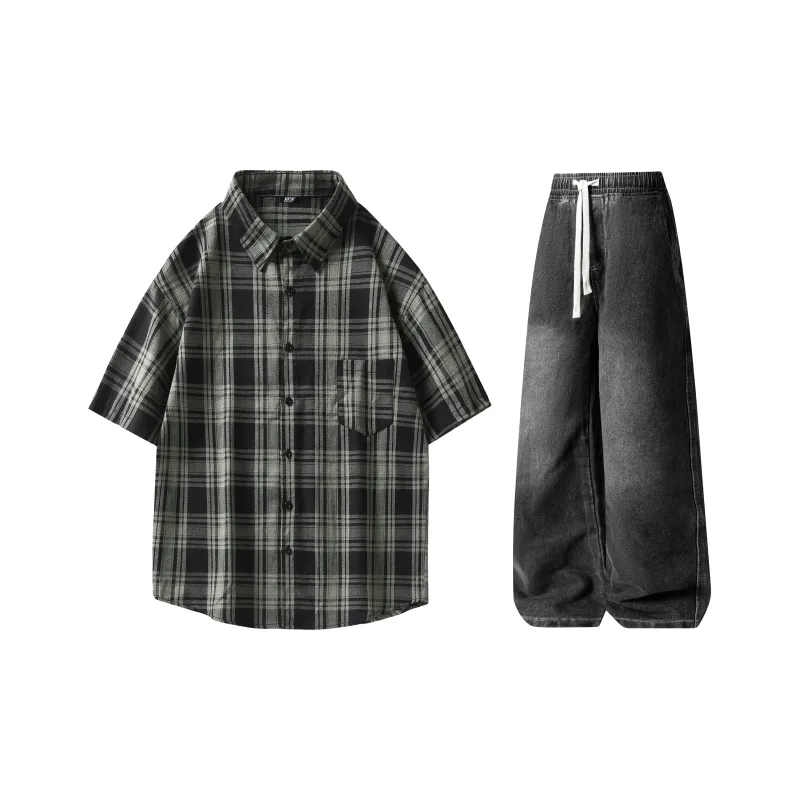 A.X.S.K Shirt Matching Set Unisex-14