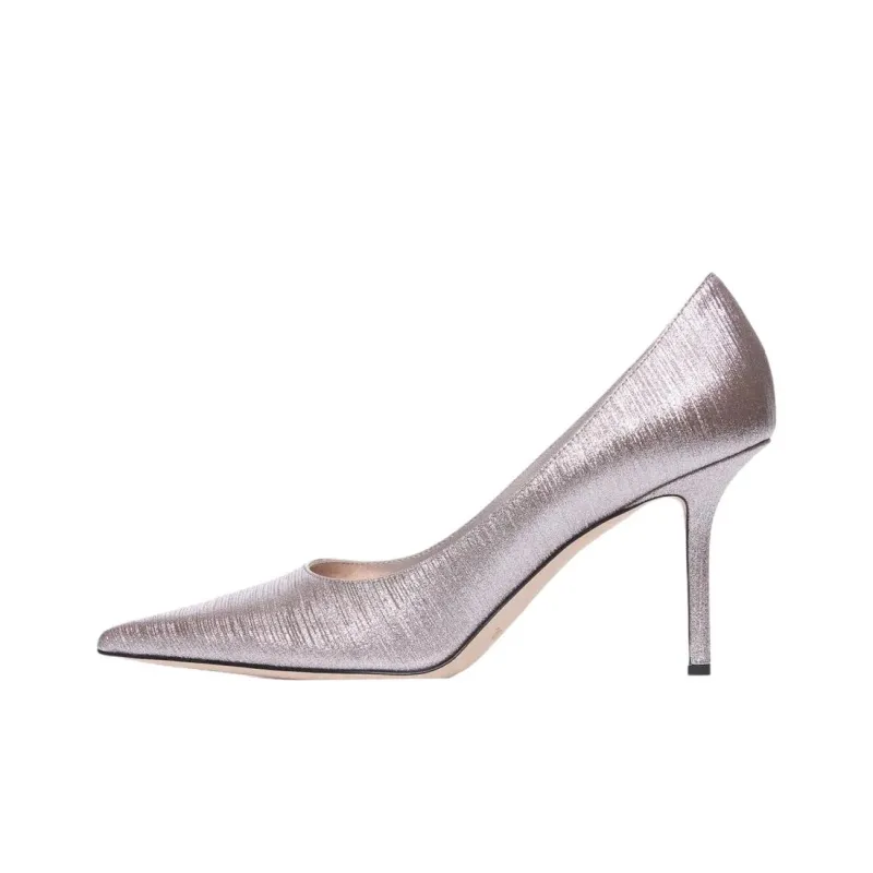 Jimmy Choo LOVE Slim Heel High Heels 8cm Women's Purple-0