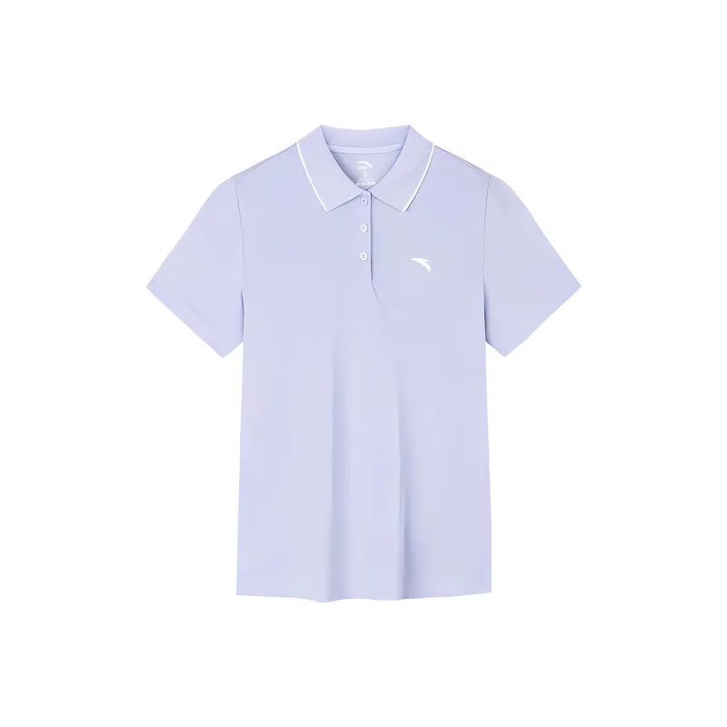 Anta Variety Training Collection Polo Shirt Women's Fairy Bean Purple-0