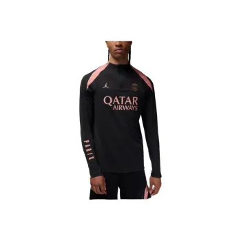 Jordan Paris Saint GermainDri FIT Football FW24 Strike Third Soccer Jerseys Men's Black