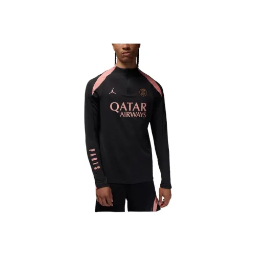 Jordan Paris Saint GermainDri FIT Football FW24 Strike Third Soccer Jerseys Men's Black