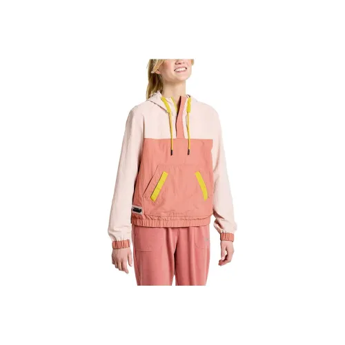 Saucony Rested Anorak Jackets Coats Women's Tan Rose