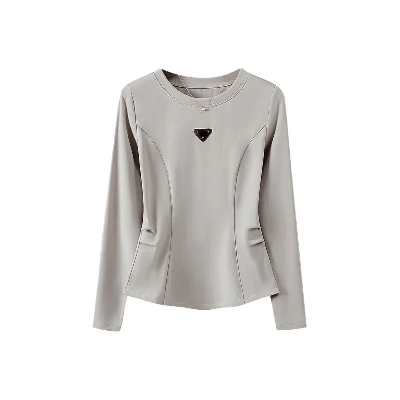 TOUCH T Shirt Women's Light Gray Coffee-0