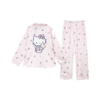 GUKOO x Sanrio Hello Kitty Pajama Set Women's Dusty Pink