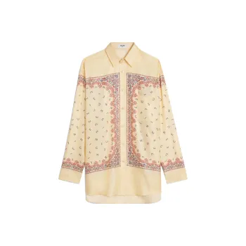 CELINE Shirts Women's Beige Yellow
