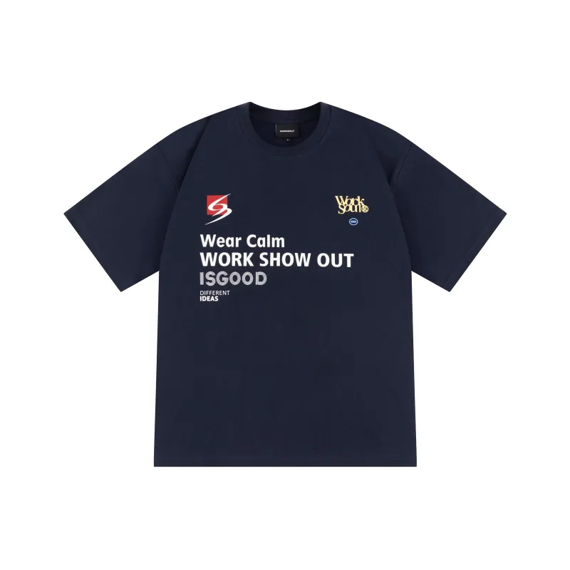 WORKSOUT Drop Shoulder Sleeve T Shirt Unisex-6