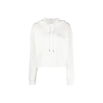 Opening Ceremony Flower Chair Printed Cropped Hoodie