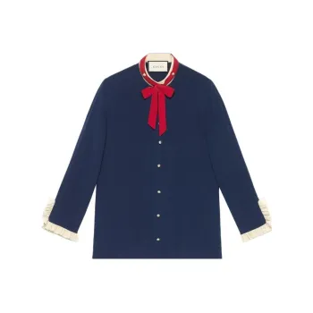 GUCCI Shirts Women's Blue
