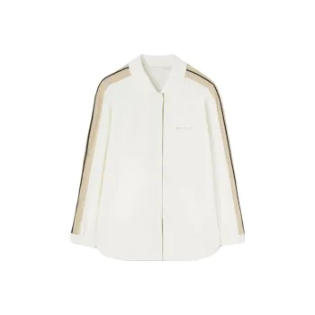 PALM ANGELS Logo Embroidered Shirt