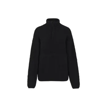 Skims Cozy Knit Pullover Onyx