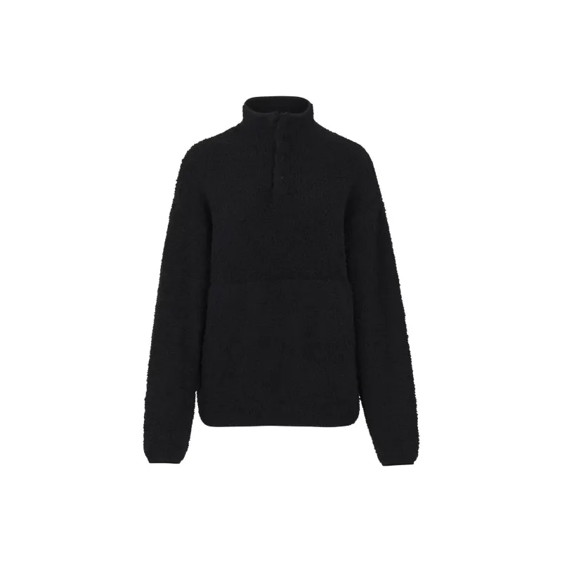 Skims Cozy Knit Pullover Onyx-0