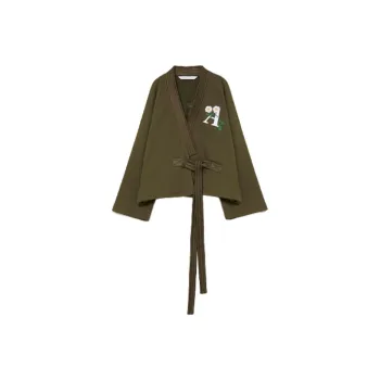 PALM ANGELS Daisy Cotton Kimono