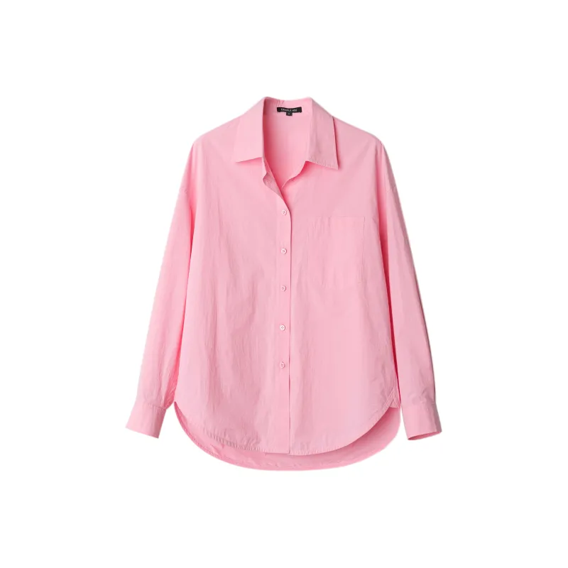 Dimple Hsu Solid Color Shirt Spring And Summer Women's-2