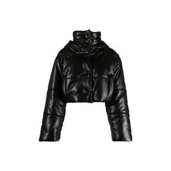NANUSHKA Hooded Funnel Neck Puffer Jacket