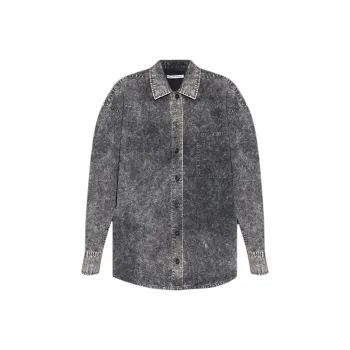 Alexander Wang Curved Hem Oversized Shirt