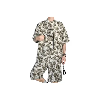 MARK WAFFLE Shirt Matching Set Unisex