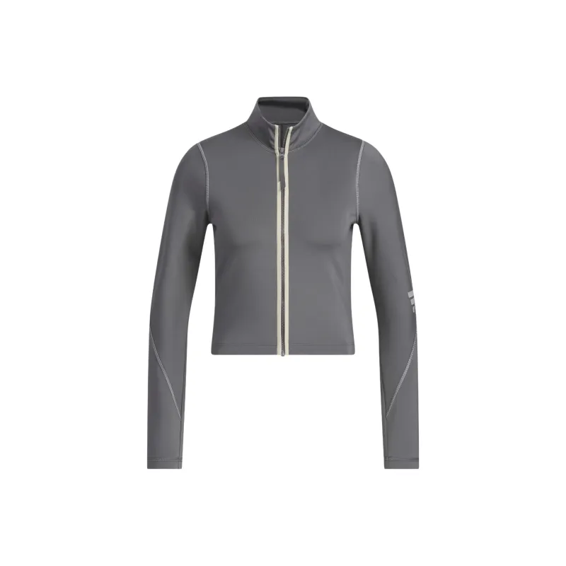 Adidas FW24 Sweatshirt Women's Dark Gray/Yellow-0