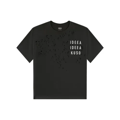 Ideeaideea T Shirt Unisex Dark Gray