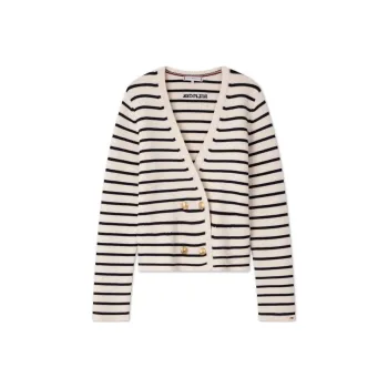 Tommy Hilfiger Knitwear Women's Beige White Black Stripes