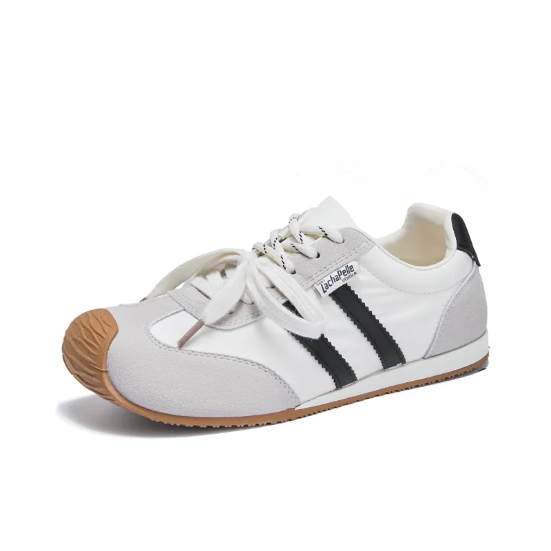 La Chapelle Wear resistant And Lightweight Low Top Casual Shoes Women's Beige Gray-1