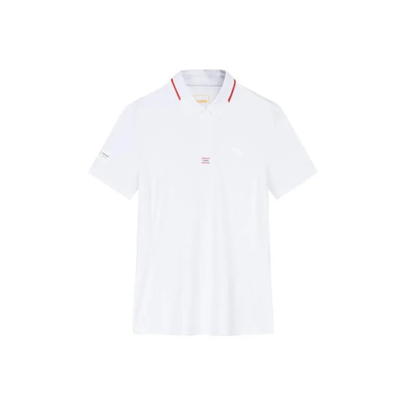 Anta Variety Training Collection Polo Shirt Women's Snowflake White-0