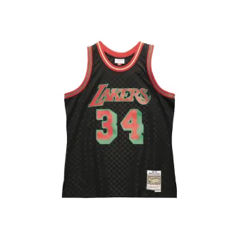 Mitchell Ness Neapolitan Shaquille O'Neal Los Angeles Lakers 1996 97 Swingman Jersey