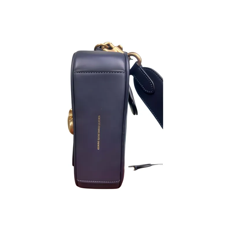COACH Studio Glove Tanning Camera Bags Crossbody Bag Shoulder Bag Small Size Unisex Midnight Navy-4