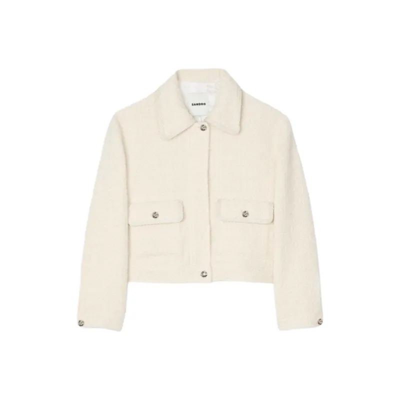 Sandro Embossed buttons Jacket-0