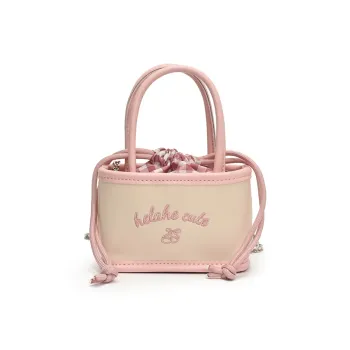 RIVMIND PU Handbag Women's Pink/Red/Blue/Black